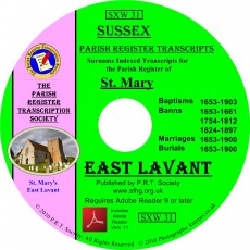 East Lavant Parish Register