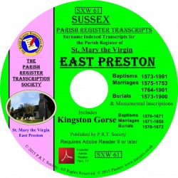 East Preston and Kingston Gorse Parish Registers 