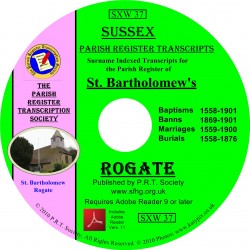 Rogate Parish Register