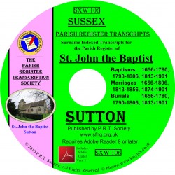 Sutton Parish Register