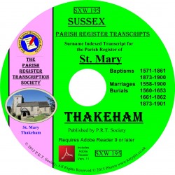 Thakeham Parish Register 