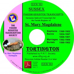 Tortington Parish Register 