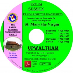 Upwaltham Parish Register