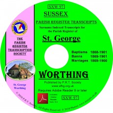 Worthing, St George Parish Register