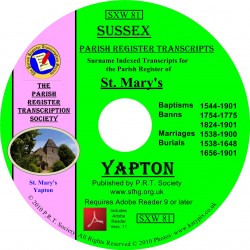 Yapton Parish Register 
