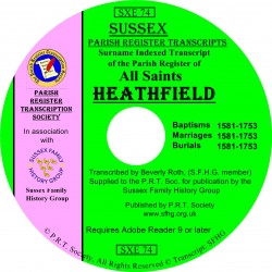 Heathfield Parish Register
